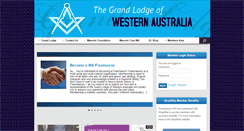 Desktop Screenshot of freemasonswa.org.au